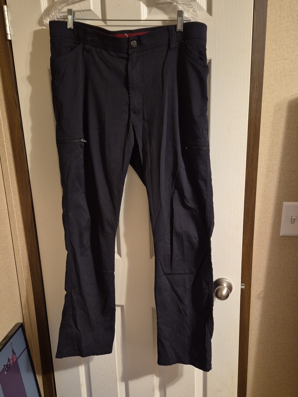 Wrangler Black Cargo Pants with Utility Pockets